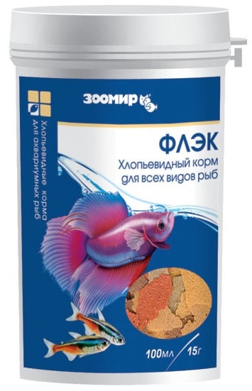 цена ЗООМИР ЗООМИР флэк хлопьевидный корм для всех рыб, банка (15 г)