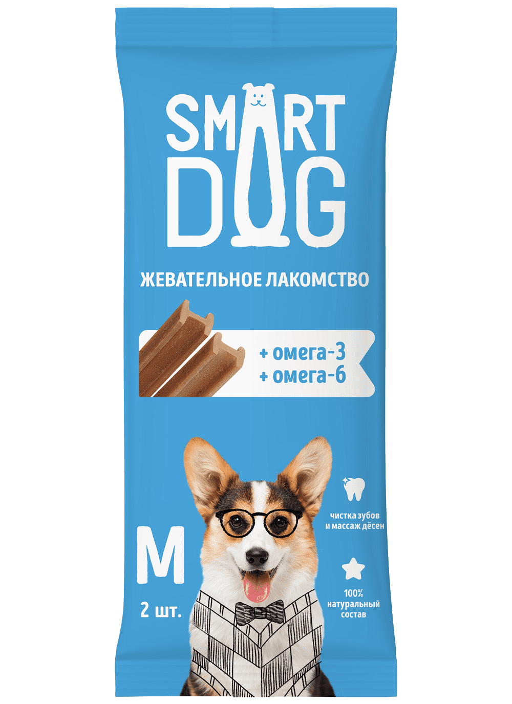 Smart Dog лакомства Smart Dog лакомства жевательное лакомство с омега-3 и -6 для собак и щенков (36 г) smart dog лакомства smart dog лакомства жевательное лакомство с витаминами и минералами для собак и щенков l
