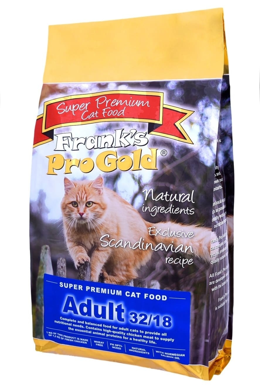 Корм Frank's ProGold для взрослых кошек с курицей 32/18 (7,5 кг) 