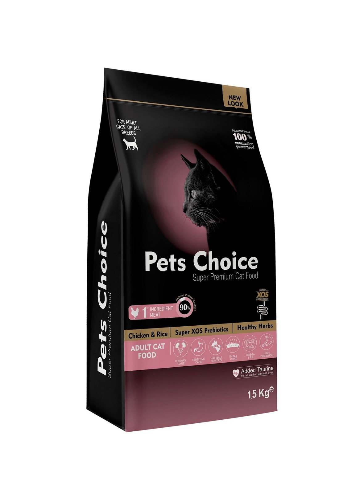 Pet's Choice Pet's Choice для взрослых кошек с курицей (1,5 кг)