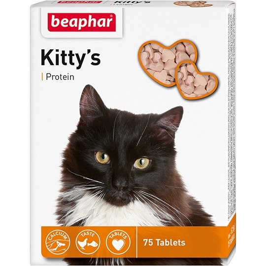 beaphar beaphar кормовая добавка для кошек с почечными проблемами 75 таб 79 г Beaphar Beaphar кормовая добавка с протеином для кошек (72 г)