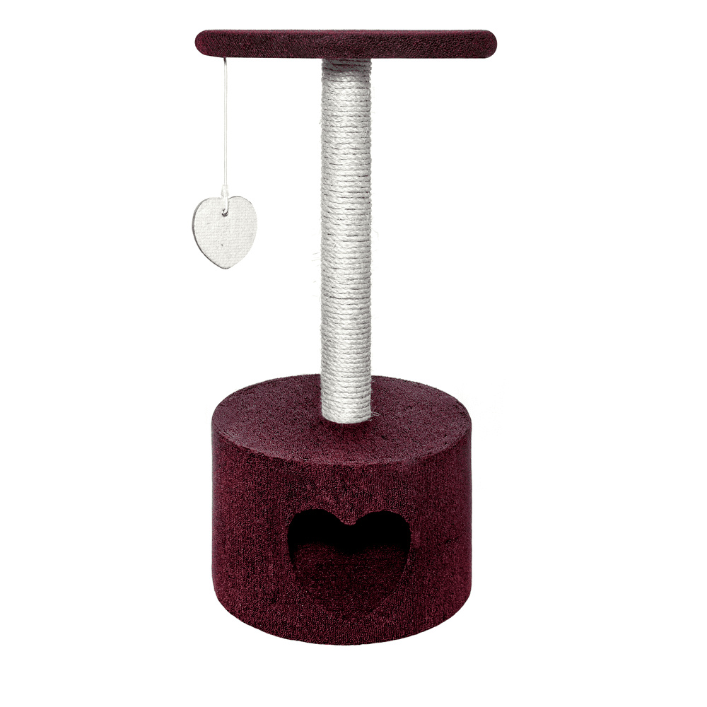 Tappi когтеточки Tappi когтеточки домик-когеточка Джулия, сизаль, бордовый (5,6 кг) trixie когтеточка волна 39×28×50 cм серый натуральный