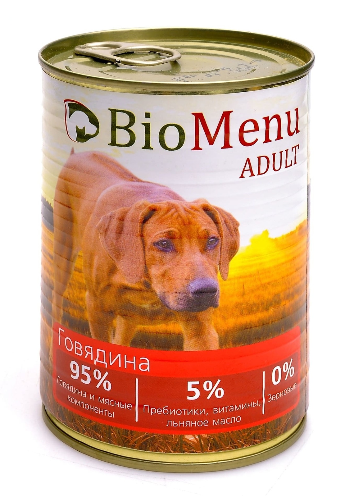 BioMenu BioMenu консервы для собак с говядиной (100 г) biomenu biomenu консервы для собак мясное ассорти 100 г