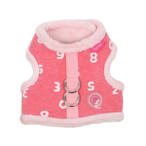 Pinkaholic Pinkaholic жилет-шлейка с узором Цифры, розовый меланж (M)