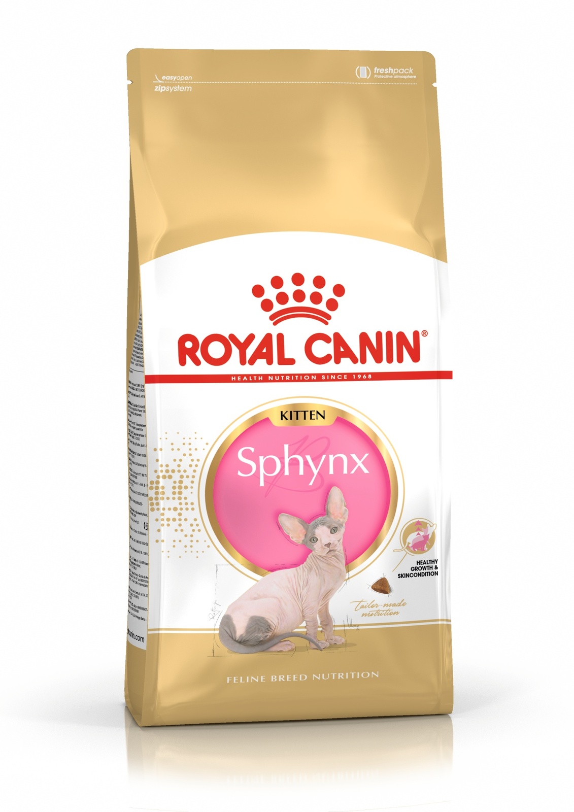 Корм Royal Canin для котят породы сфинкс: от 4 месяцев до 1 года (2 кг) 
