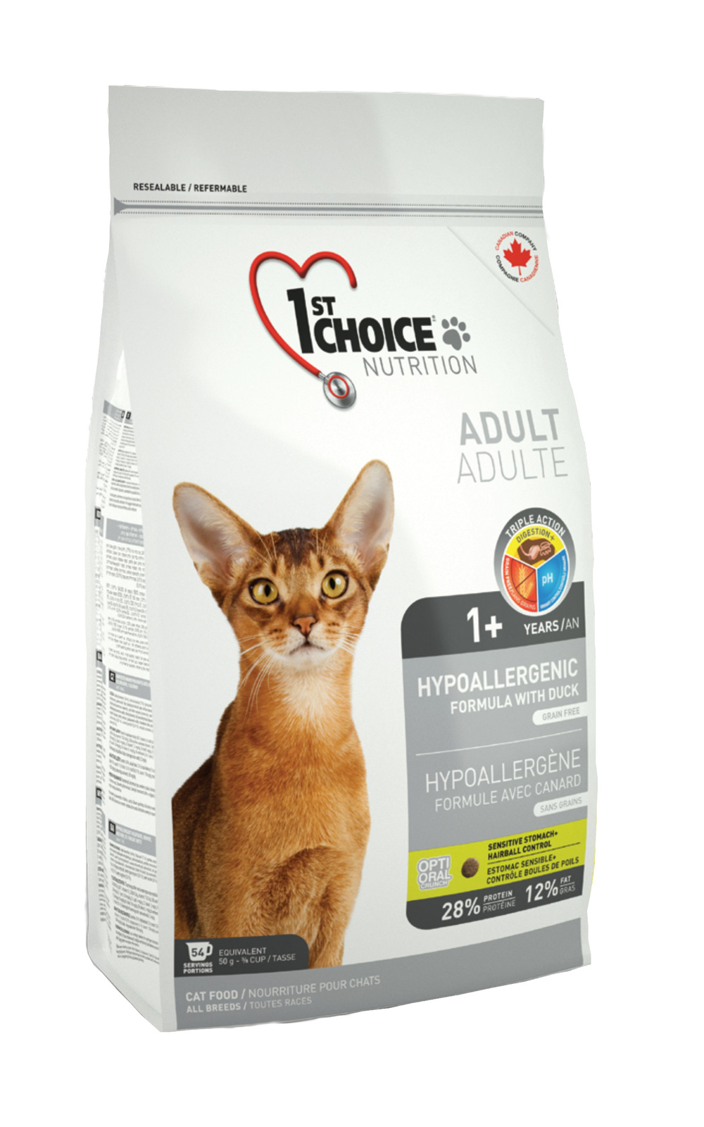 1st Choice Корм 1st Choice для кошек, картошка с уткой (2,72 кг) 1st choice kitten skin