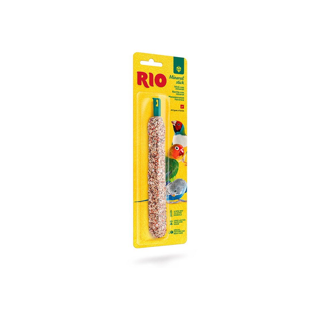Рио Рио минеральная палочка для всех видов птиц (65 г) рио рио для экзотических птиц амадины и т п 500 г