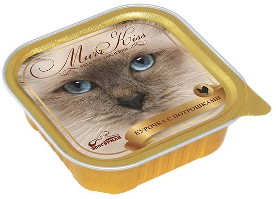 Зоогурман Зоогурман консервы для кошек МуррКисс курочка с потрошками (100 г)