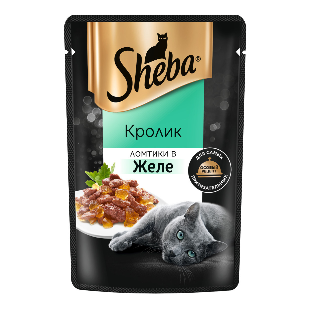 Sheba влажный корм для кошек «Ломтики в желе с кроликом» (75 г)