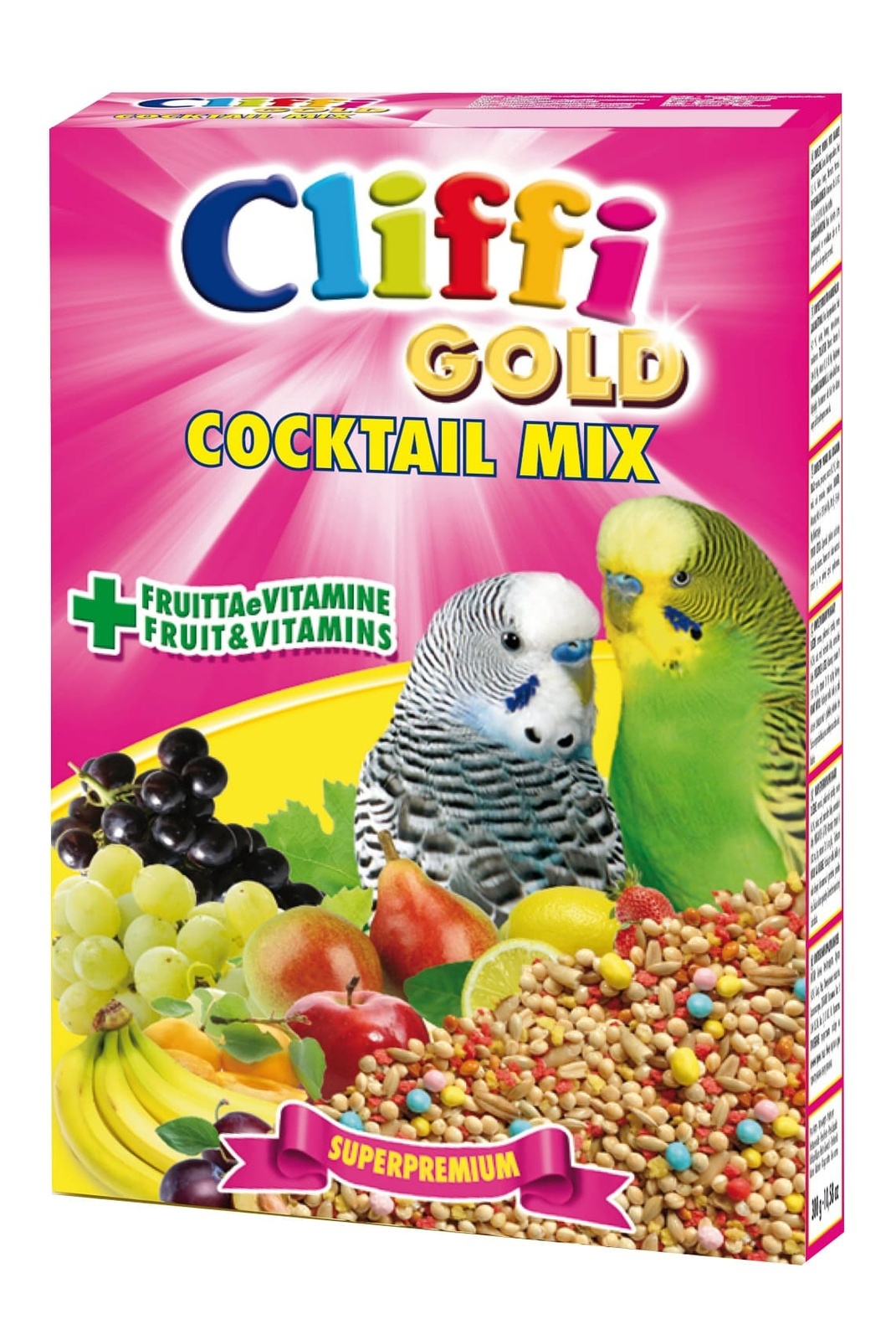 Cliffi (Италия) Cliffi (Италия) коктейль для волнистых попугаев: зерна, злаки, фрукты, овощи (300 г)