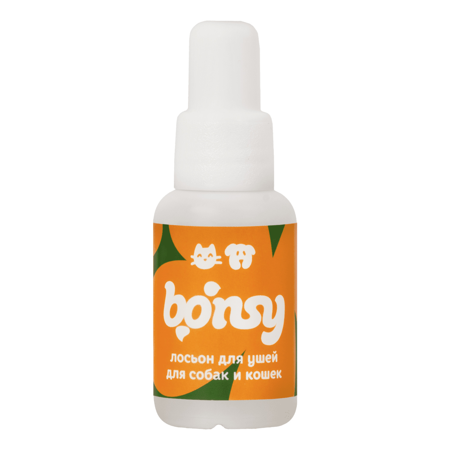 Bonsy Bonsy лосьон для очистки ушей кошек и собак (30 г) bonsy bonsy шампунь с хитозаном для красивой шерсти и здоровой кожи кошек 250 г