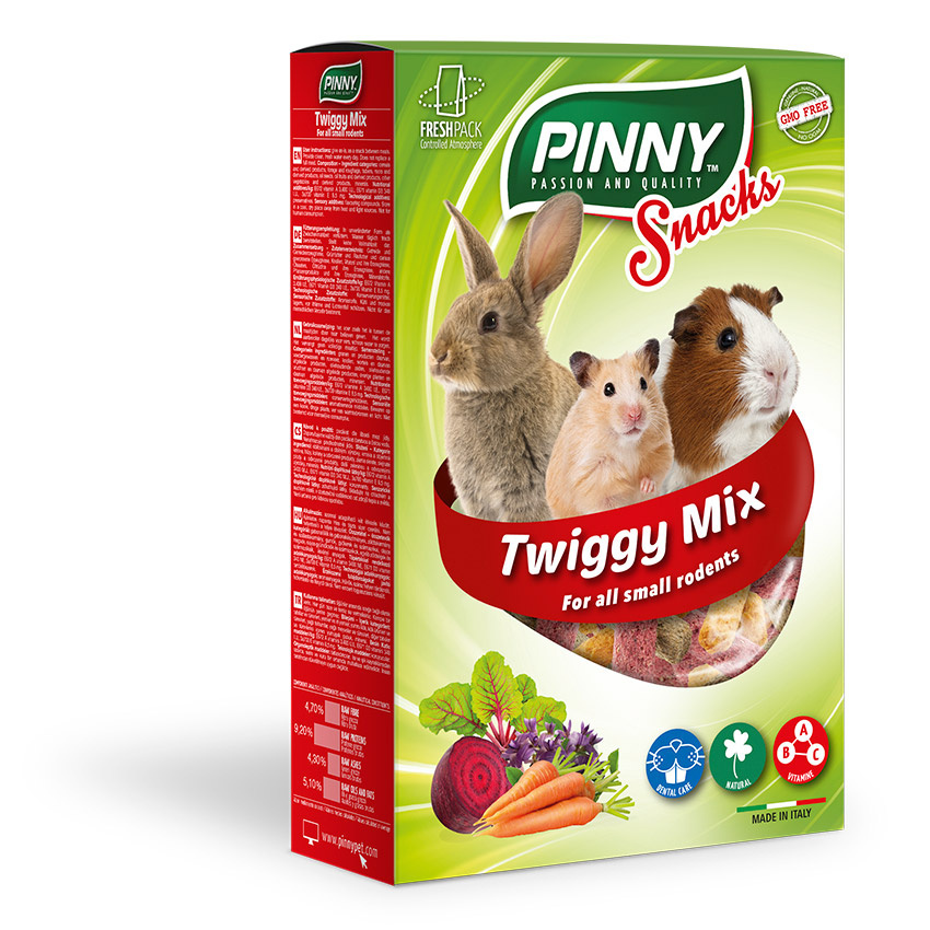 цена Pinny Pinny витаминные снеки для грызунов с морковью, свеклой и люцерной (150 г)