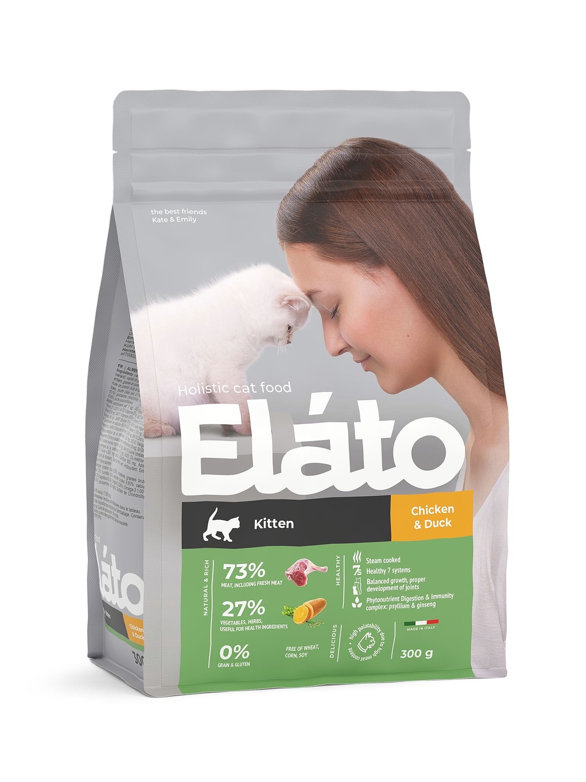 Elato Elato корм для котят с курицей и уткой (300 г)