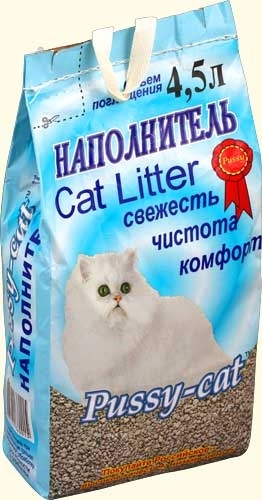 Pussy-Cat Pussy-Cat впитывающий цеолитовый наполнитель, 4,5л (2,8 кг)