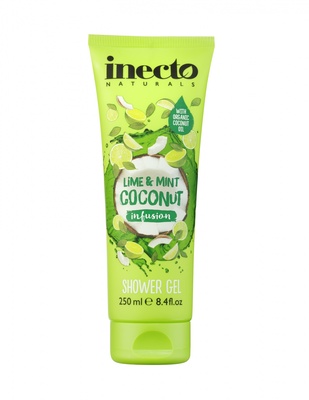 Гель для душа Infusions Lime and Mint Coconut Shower Gel Гель для душа Infusions Lime and Mint Coconut Shower Gel 64243 Inecto