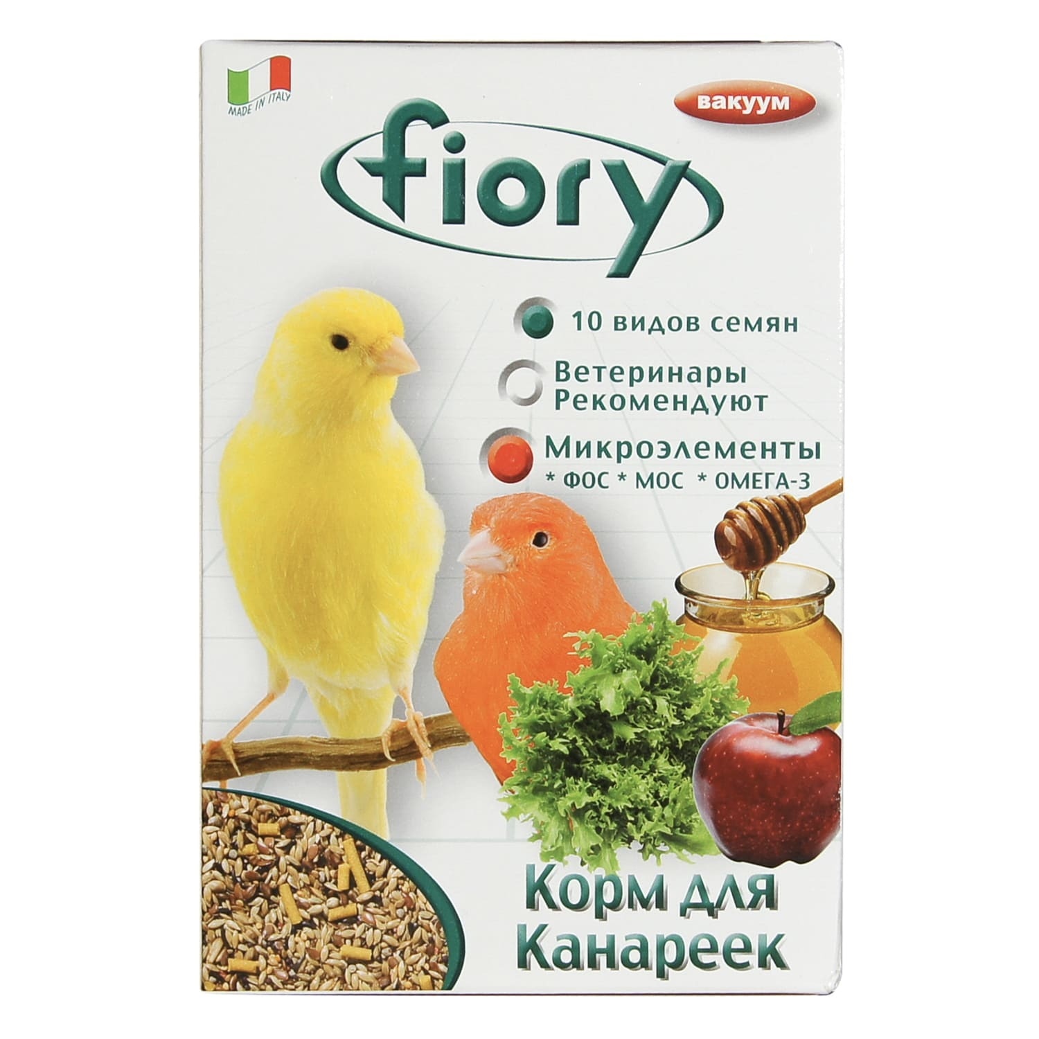 Fiory Fiory корм для канареек Canarin (400 г) fiory корм для канареек oro mix canarini 400 г