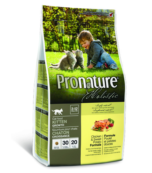 Pronature Корм Pronature holistic для котят: Курица со сладким картофелем (340 г)