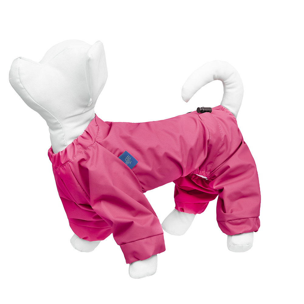 Yami-Yami одежда Yami-Yami одежда дождевик для собак на молнии, розовый (S) yami yami одежда yami yami одежда дождевик для собак розовый m