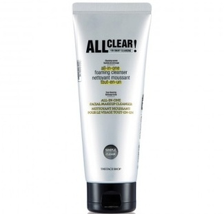Пенка для умывания All Clear All In-One Foaming Cleanser Пенка для умывания All Clear All In-One Foaming Cleanser 206639 The FaceShop