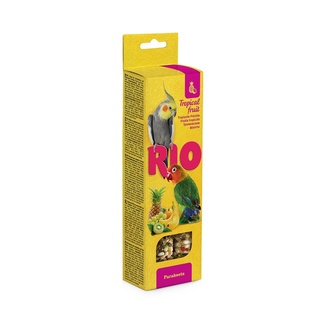 Палочки для средних попугаев с тропическими фруктами, 2х75 г