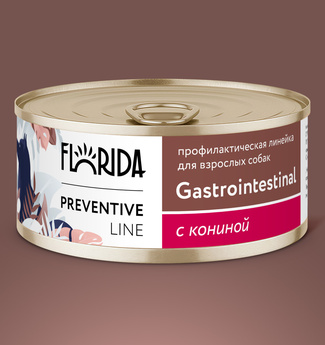  Gastrointestinal для собак  "Поддержание здоровья пищеварительной системы" с кониной 