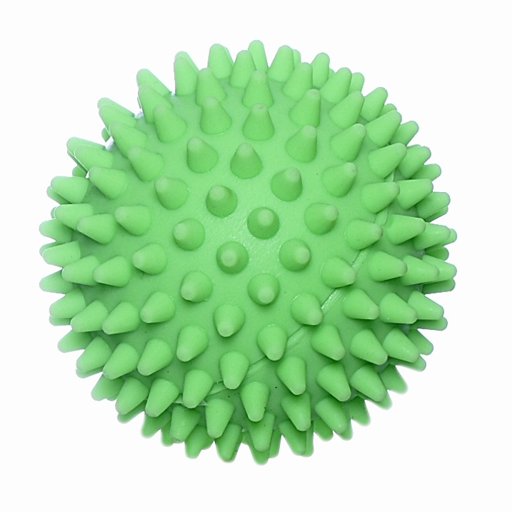 Зооник Зооник игрушка для собак Мяч массажный, винил, зеленый (70 г)