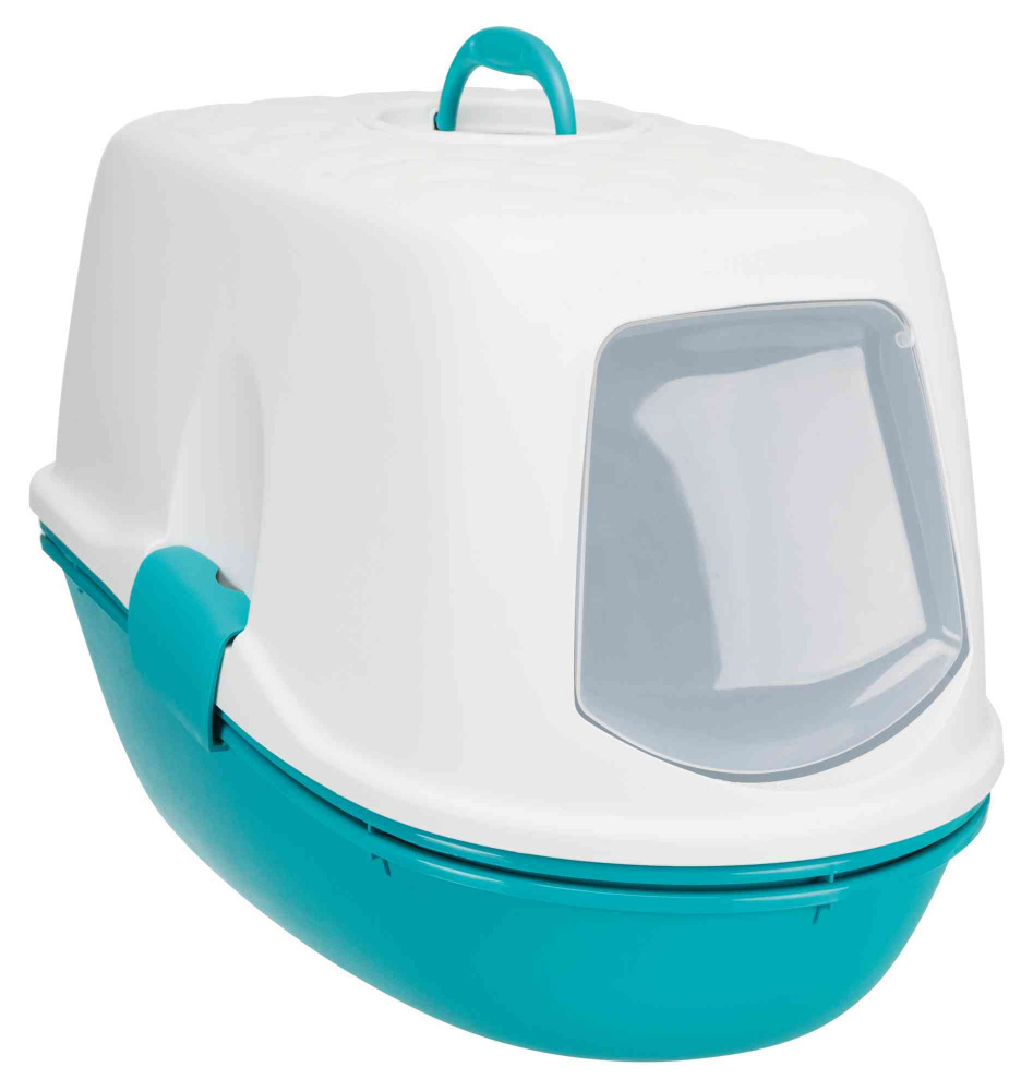 Trixie Trixie кошачий туалет-домик Berto Top, бирюзовый/белый (2,83 кг) активный угольный фильтр siegenia aubi sppi 10