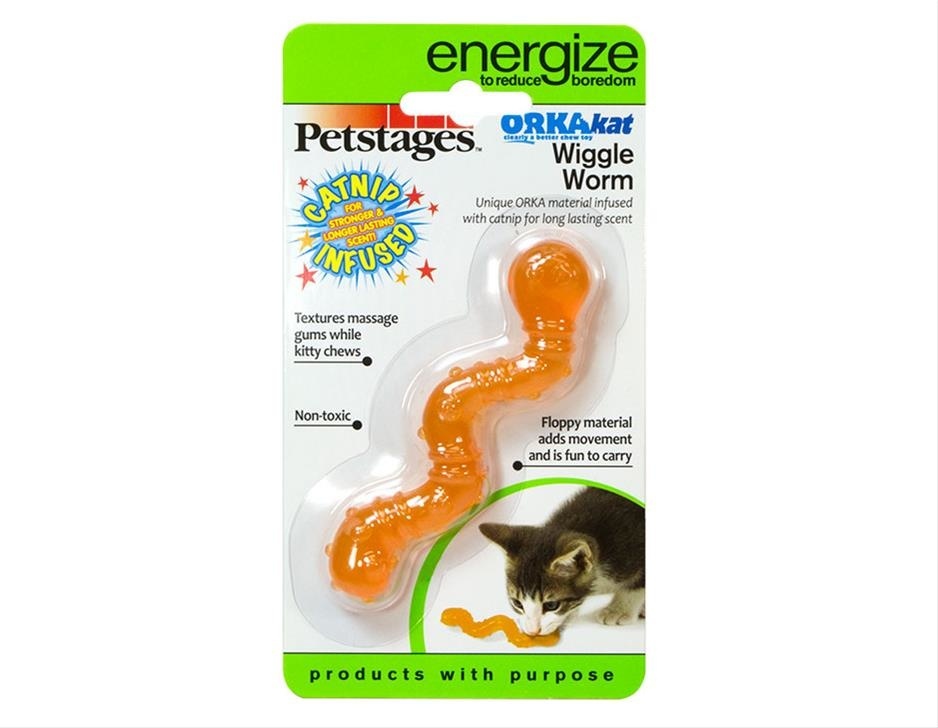 Petstages Petstages игрушка для поддержания здоровья зубов ОPKA червяк (33 г)