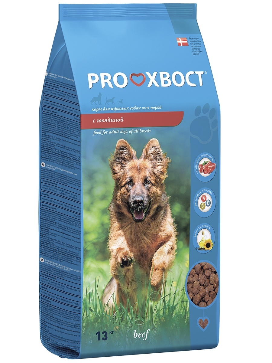 ProХвост ProХвост корм сухой для собак с говядиной (13 кг)