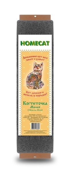 цена Homecat Homecat когтеточка с кошачьей мятой, малая (58х10 см)