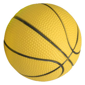 Camon Camon игрушка Мяч баскетбольный резиновый, желтый (125 г) camon camon игрушка для собак мяч резиновый для вкурчивания пластиковых бутылок 350 г