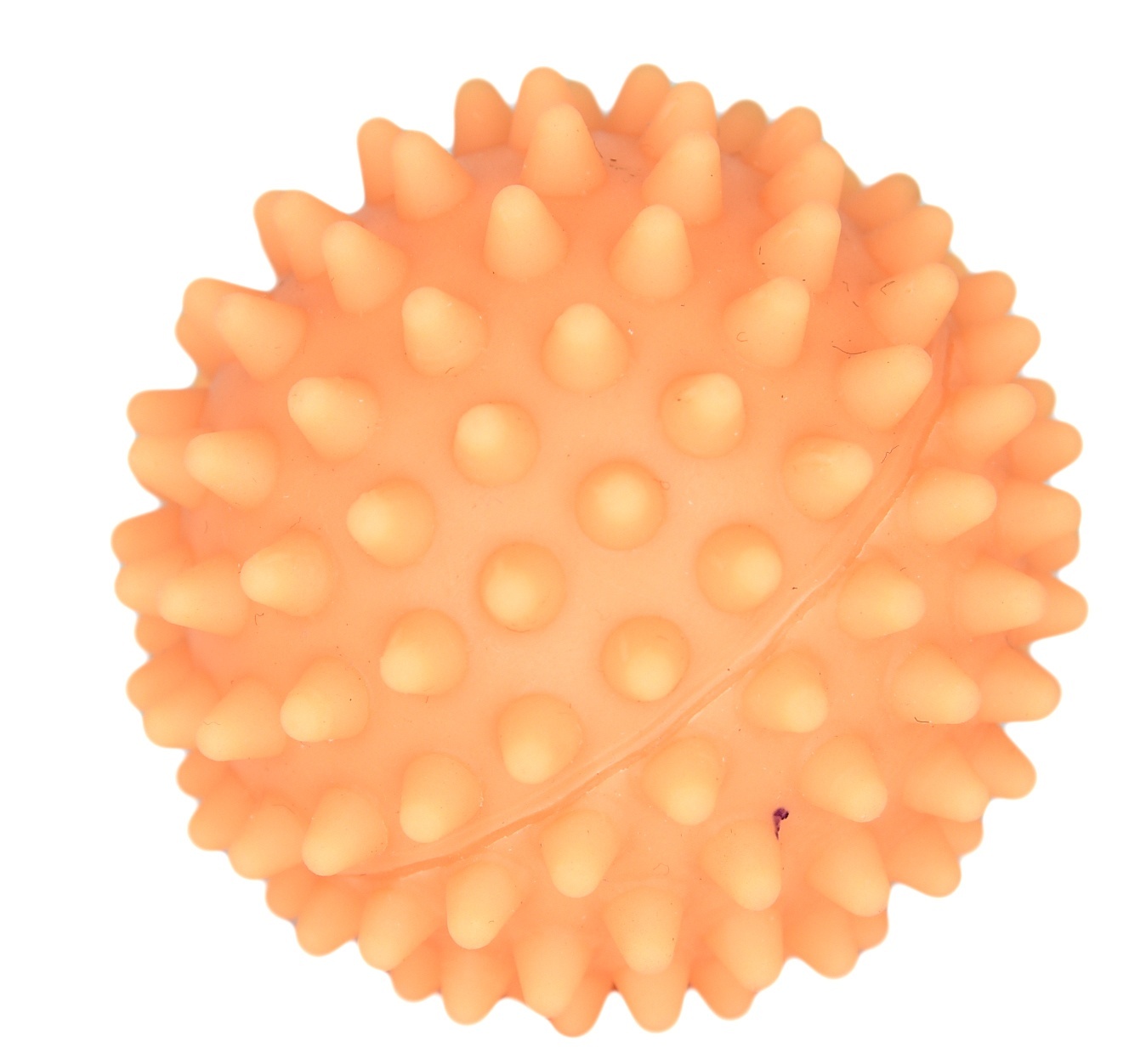 Зооник Зооник игрушка для собак Мяч массажный, винил, оранжевый (70 г) мяч для упражнений массажный диаметр 10 см 1 шт