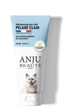 Anju Beaute Anju Beaute шампунь для кошек для светлой шерсти, 200 мл (200 г)