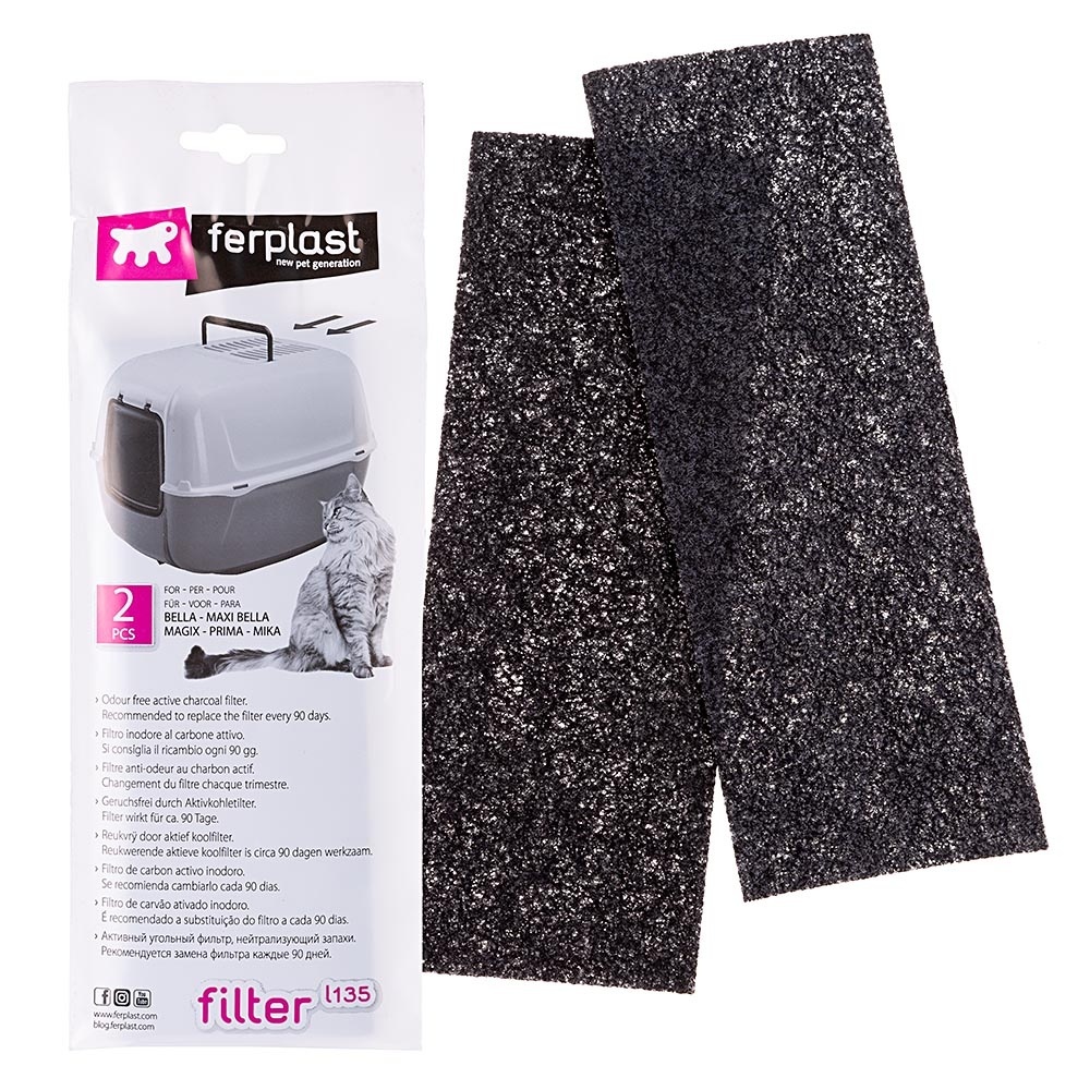 Ferplast Ferplast фильтр угольный для закрытых туалетов для кошек (для моделей Bella, Magix, Prima, Mika и Maxi Bella) (10 г)