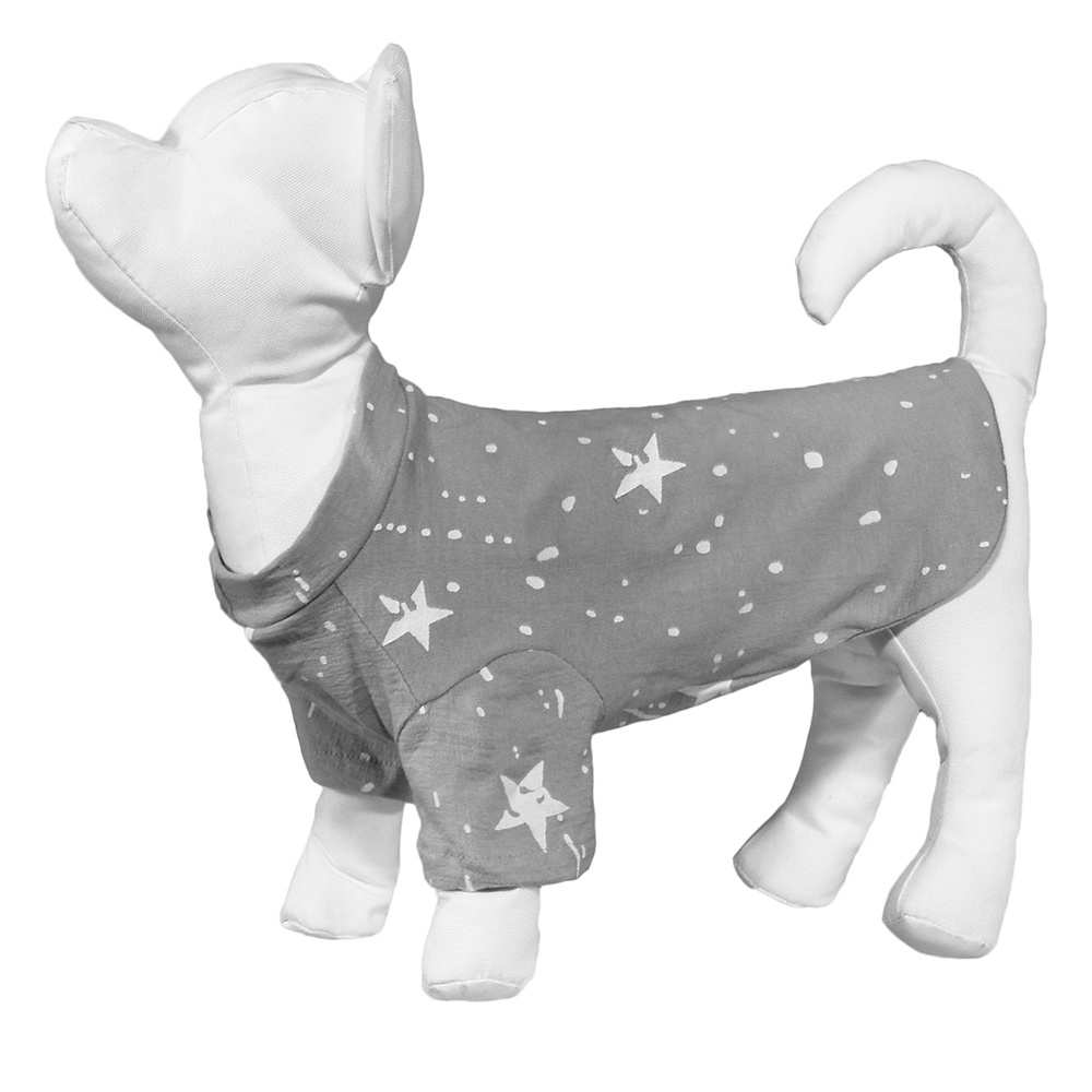 Yami-Yami одежда Yami-Yami одежда футболка со звёздами для собак, серая (M)