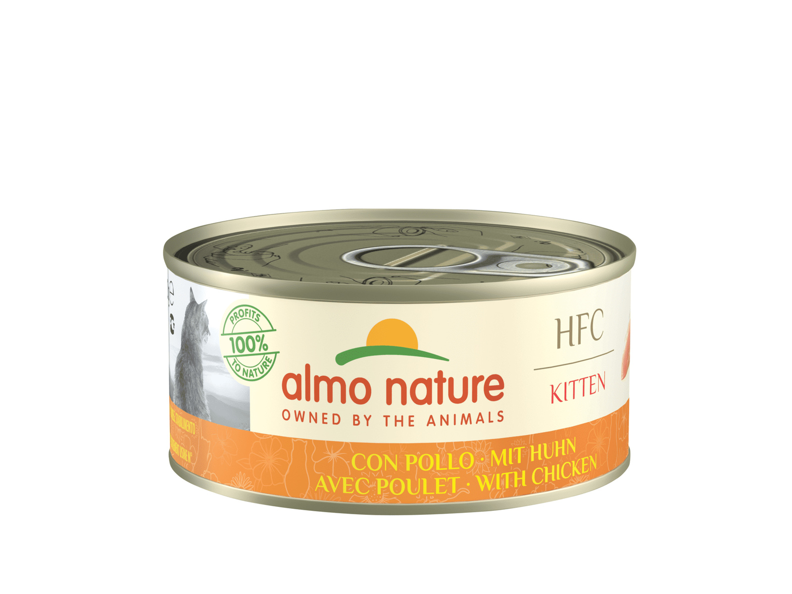Almo Nature консервы Almo Nature консервы полнорационные для котят, с курицей (1 шт., 150 г)