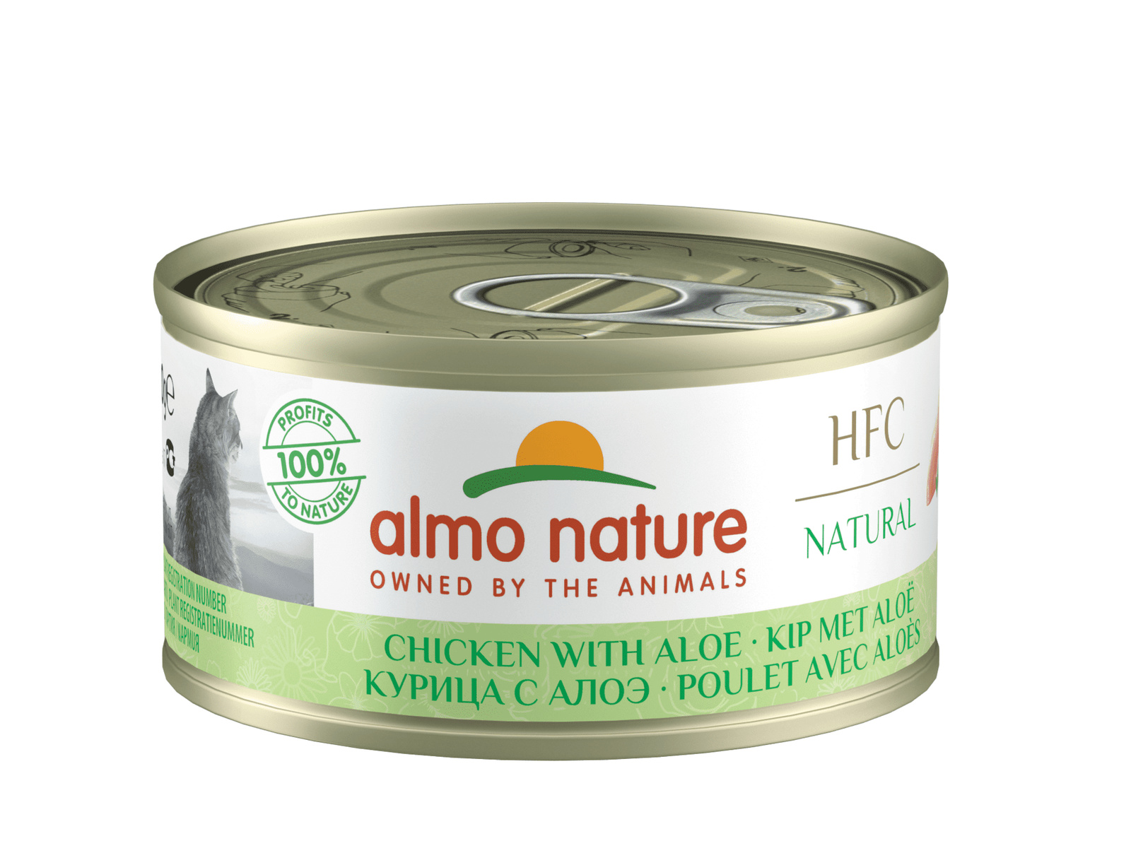 Almo Nature консервы Almo Nature консервы низкокалорийные для Кошек Курица с алоэ (70 г)