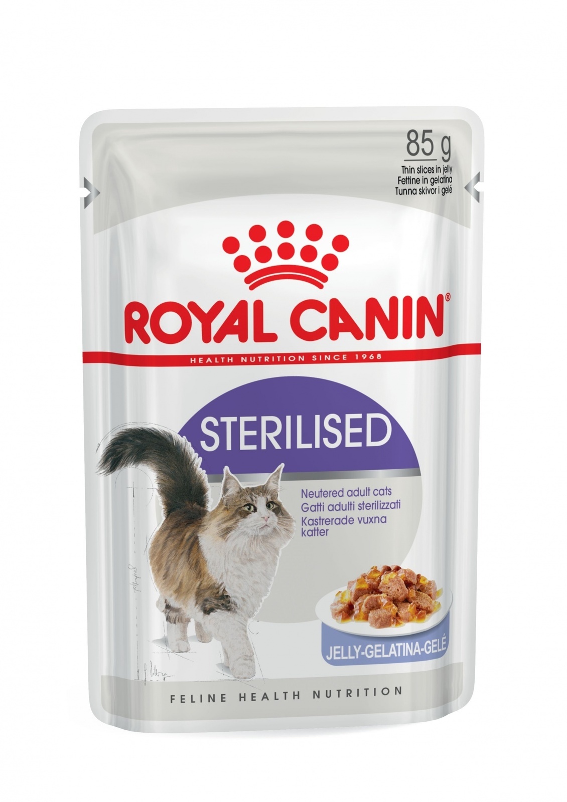 Royal Canin кусочки в желе для кастрированных кошек 1-7лет (85 г)