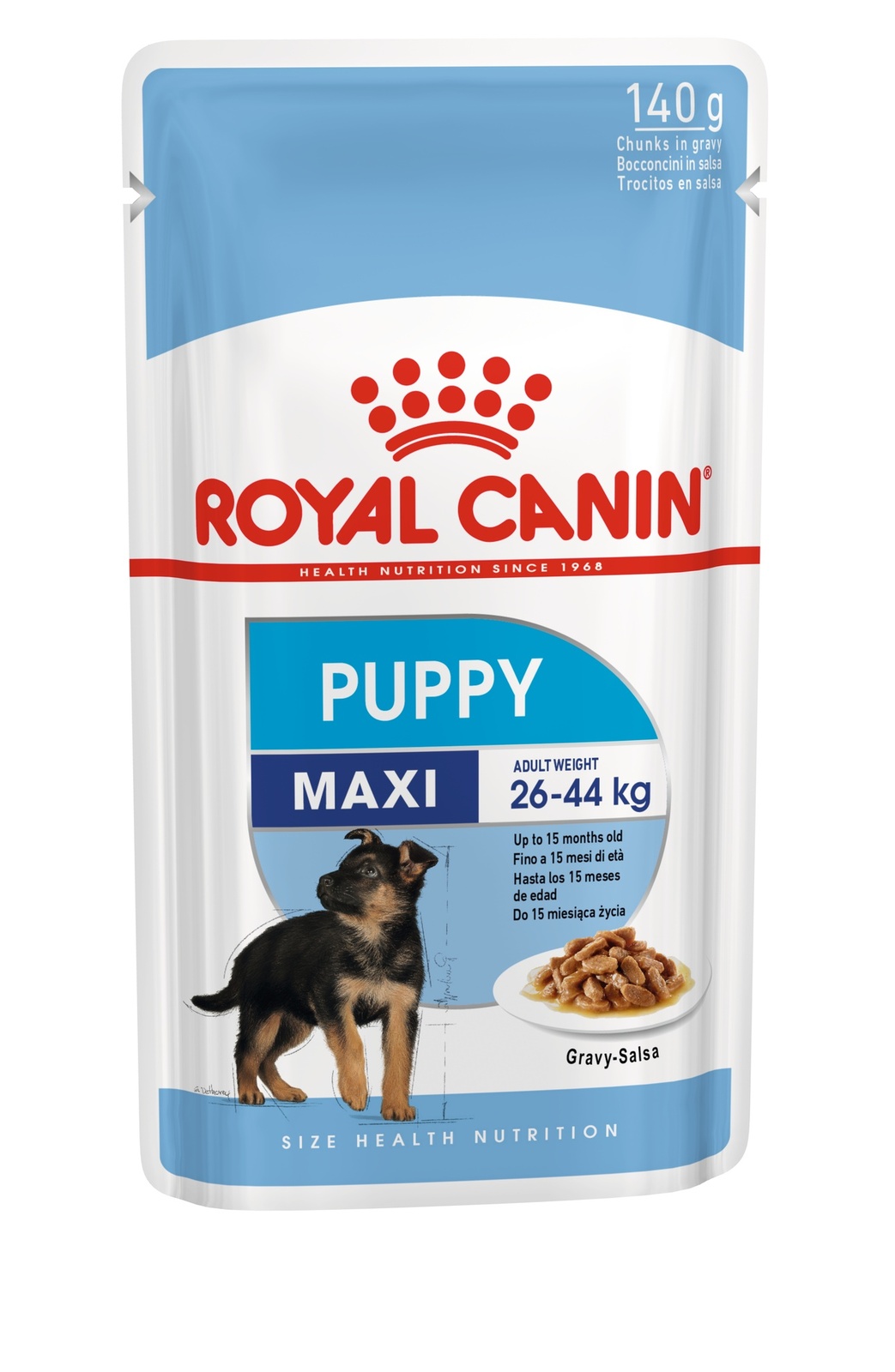 Royal Canin кусочки в соусе для щенков крупных пород (140 г)