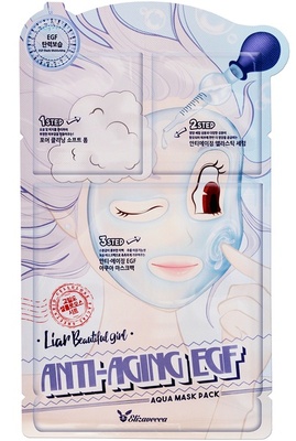 Anti Aging Egf Aqua Mask Pack Трехкомпонентная маска для лица Anti Aging Egf Aqua Mask Pack Трехкомпонентная маска для лица 206383 Elizavecca