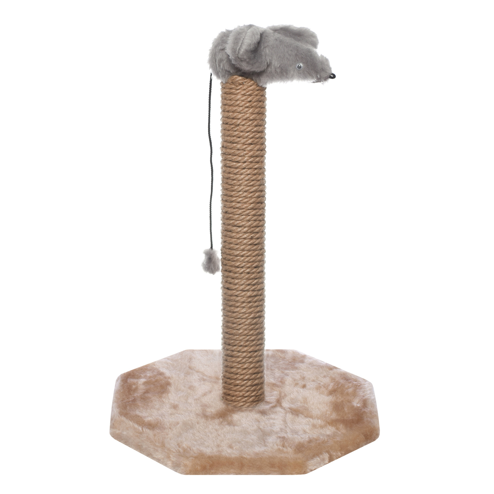 Yami-Yami Yami-Yami когтеточка Мышка на столбике, джут (1,78 кг) yami yami yami yami когтеточка зонтик с помпоном джут 2 61 кг