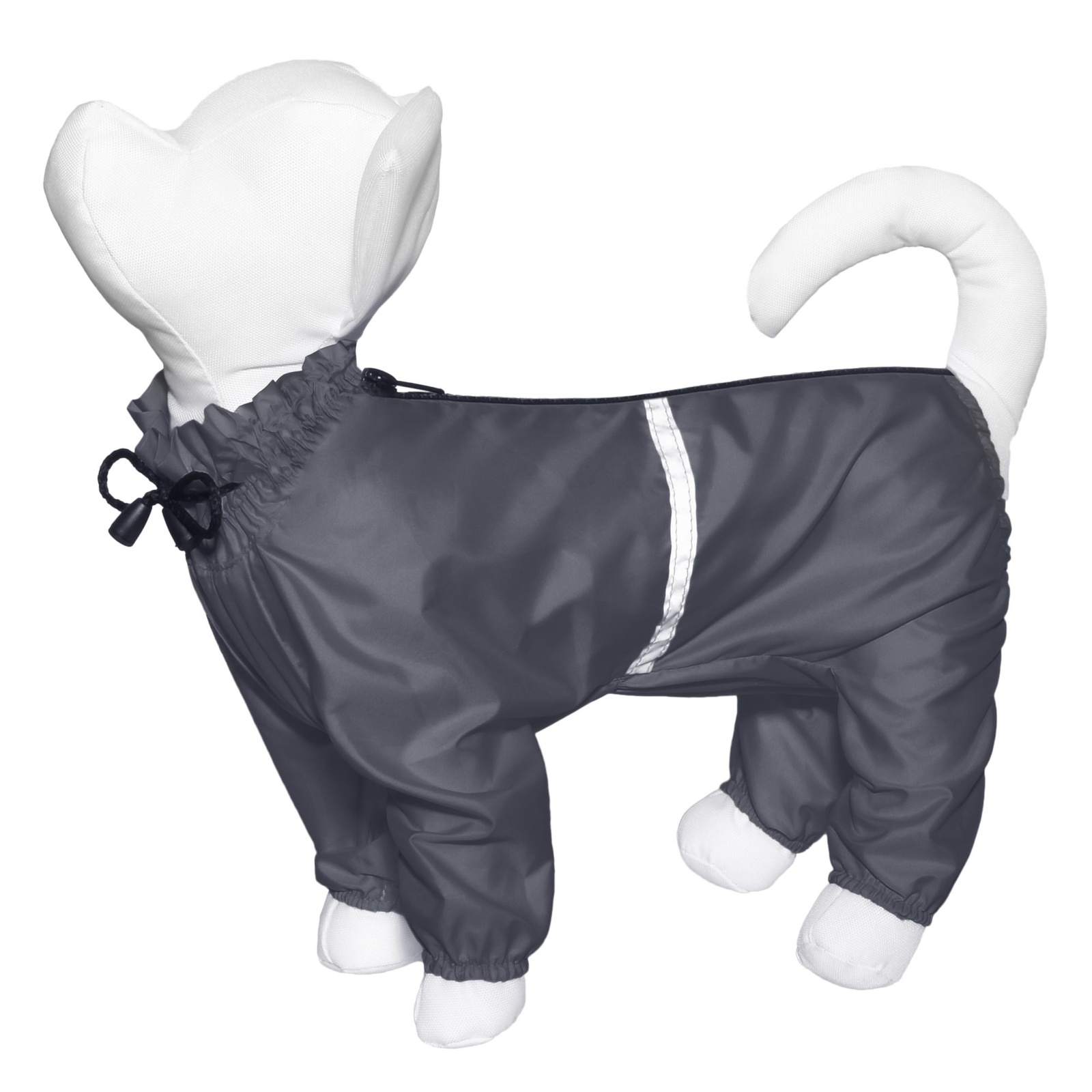 цена Yami-Yami одежда Yami-Yami одежда дождевик для собак малых пород (серый) (№3)