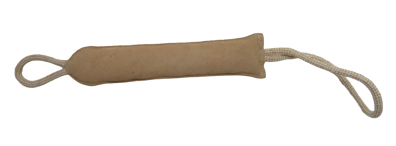 BOW WOW BOW WOW замшевая кожаная игрушка с веревочной ручкой (190 г) bow wow bow wow веревочная игрушка кольцо 150 г