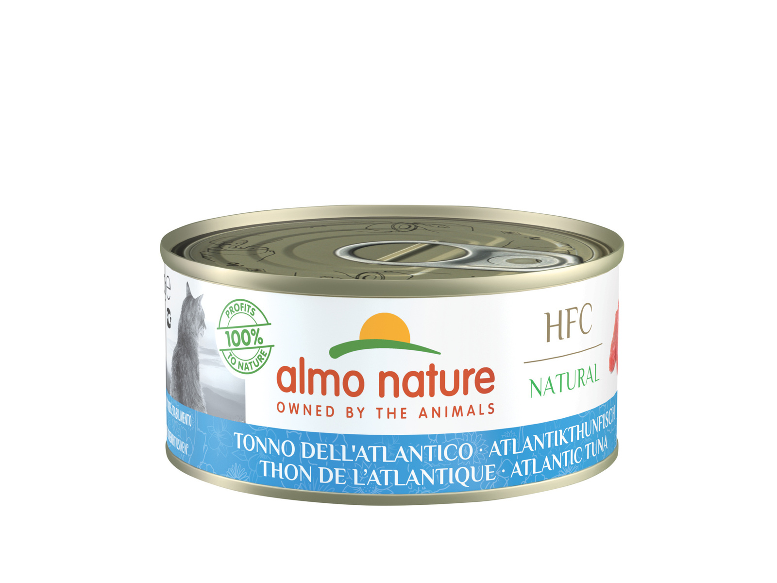 Almo Nature консервы консервы для кошек, с атлантическим тунцом (24 шт. по 150 г)