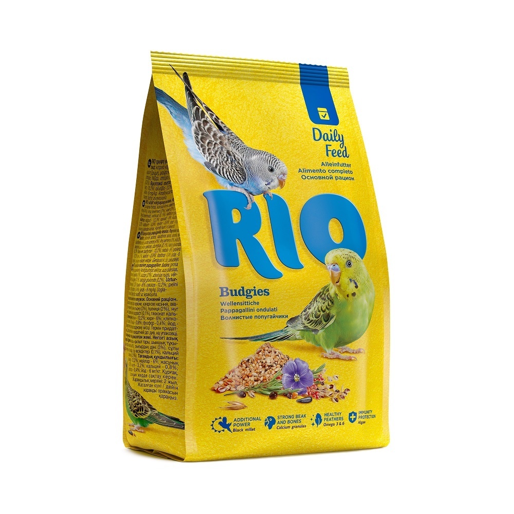 Рио Рио для волнистых попугаев (1 кг) рио рио для средних попугаев во время линьки 1 кг