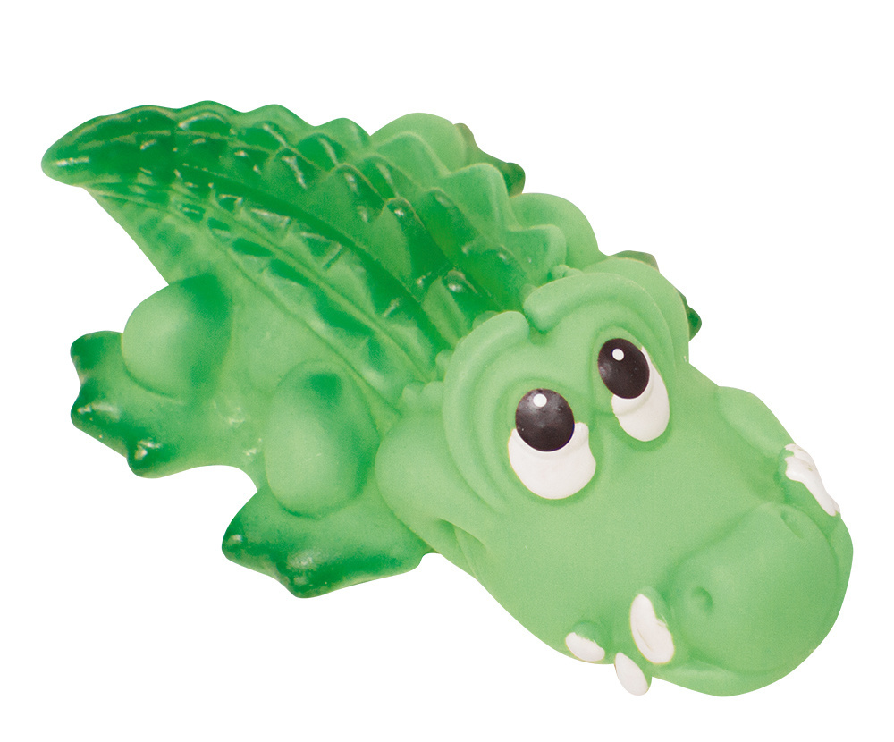 Зооник Зооник игрушка Крокодильчик (зеленый) (66 г) зооник зооник туалет для кошек с сеткой поддон зеленый 460 г