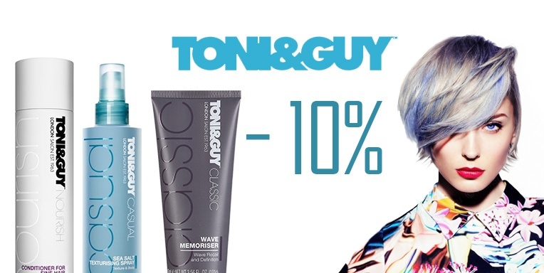 Toni&Guy - 10% Toni&Guy - 10%