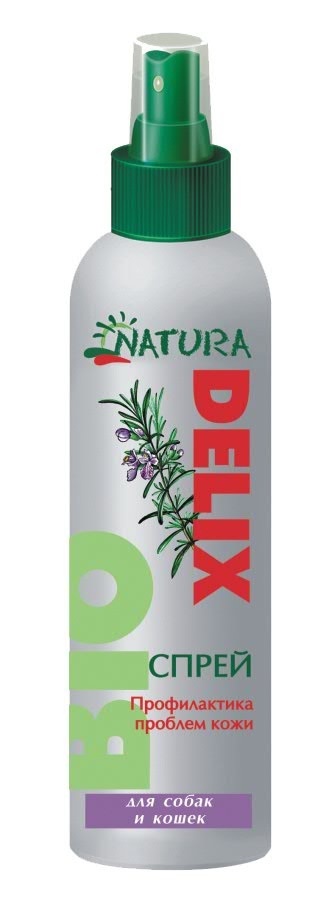 Бионикс спрей Natura Delix BIO Профилактика проблем кожи, для собак и кошек (150 мл)
Бионикс спрей Natura Delix BIO Профилактика проблем кожи, для собак и кошек (150 мл)
