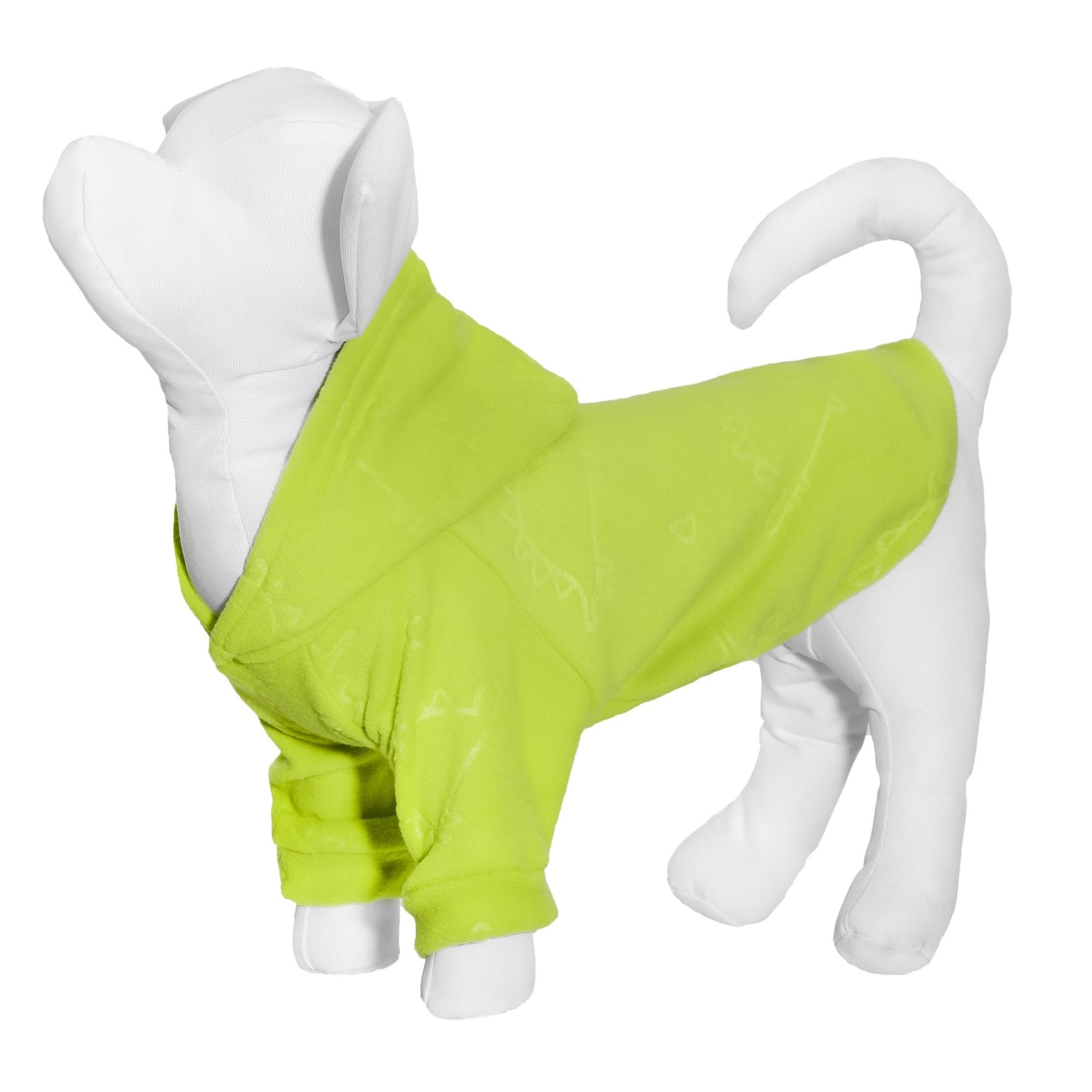 Yami-Yami одежда Yami-Yami одежда толстовка для собаки из флиса с принтом Динозавры, салатовая (XL)