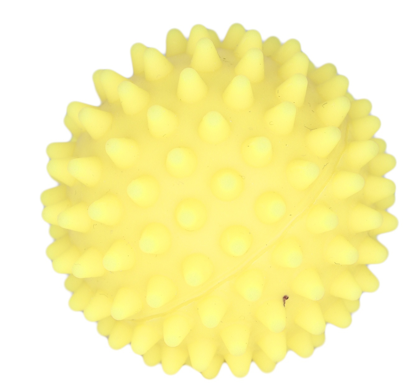 Зооник Зооник игрушка для собак Мяч массажный, винил, желтый (70 г) мяч для упражнений массажный диаметр 10 см 1 шт